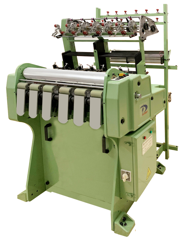 China Brand HI-POWER High Speed Elastic Webbing Making Machine,Elastic Tape Needle Loom Machine Narrow Fabric Weaving Machine 