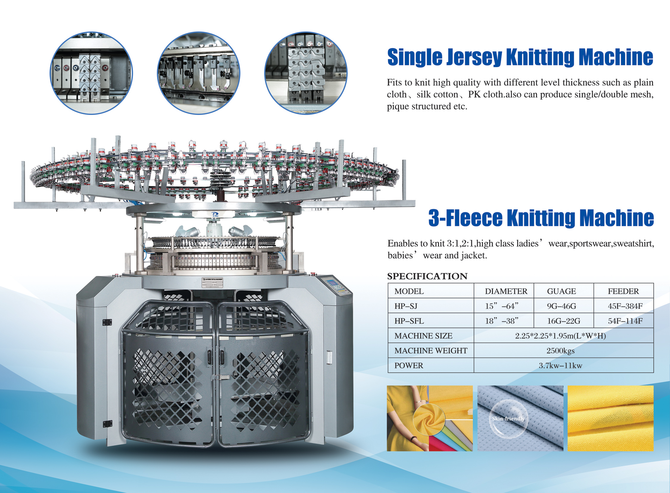 Fully Automatic Computerized Flat Single System Sweater Control Panel Circular Knitting Machine